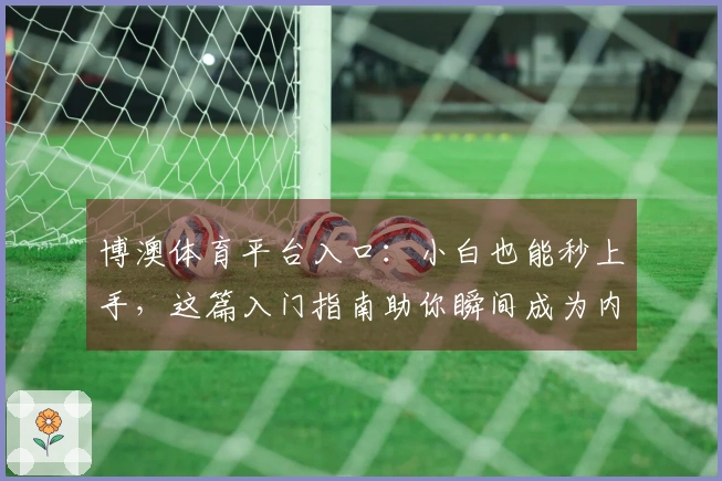 博澳体育平台入口：小白也能秒上手，这篇入门指南助你瞬间成为内行玩家